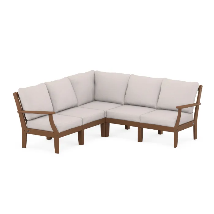 POLYWOOD Yacht Club Modular 5-Piece Deep Seating Set