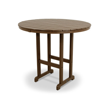 Trex Outdoor Furniture Monterey Bay Round 48" Bar Table in Tree House