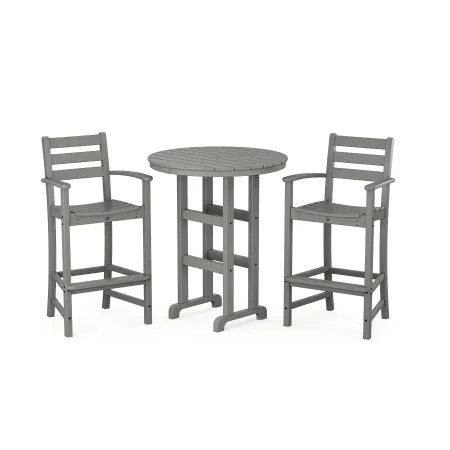 Trex Outdoor Furniture Monterey Bay 3-Piece Round Bar Set