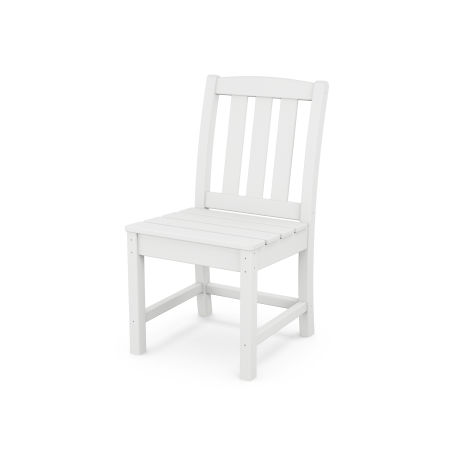 POLYWOOD Cape Cod Dining Side Chair in Classic White