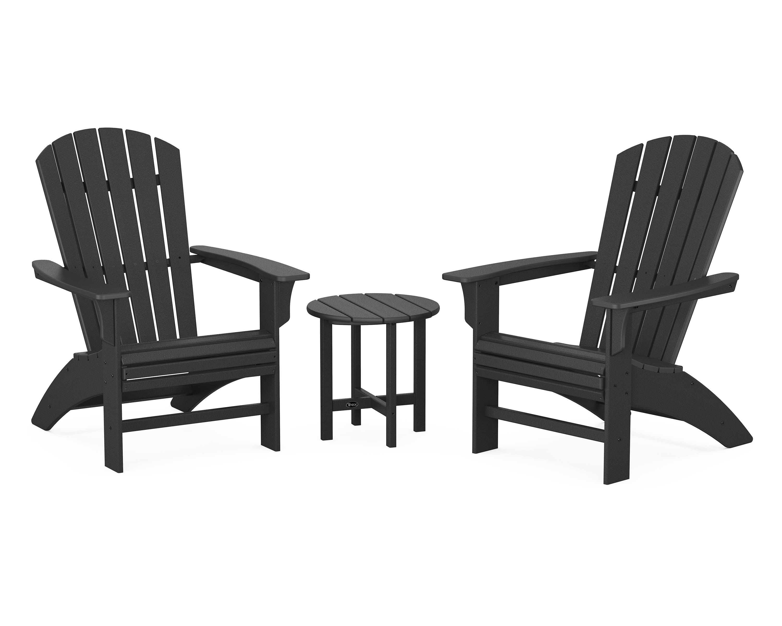 Yacht Club 3-Piece Curveback Adirondack Set - TXS454-1