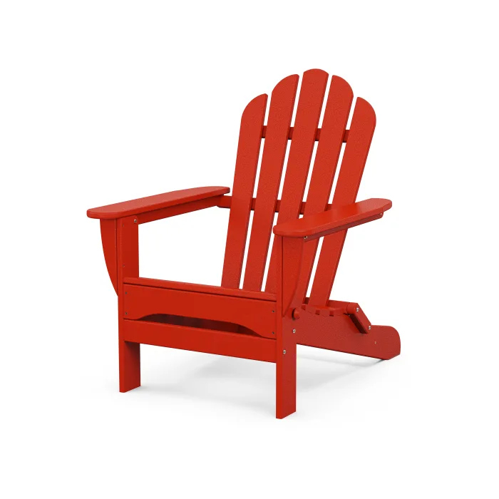 POLYWOOD Monterey Bay Folding Adirondack Chair