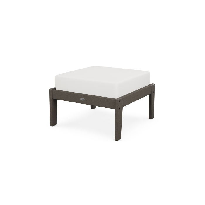 Lakeside Deep Seating Ottoman in Vintage Finish