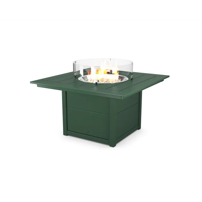 POLYWOOD Trex Square 42” Fire Pit Table