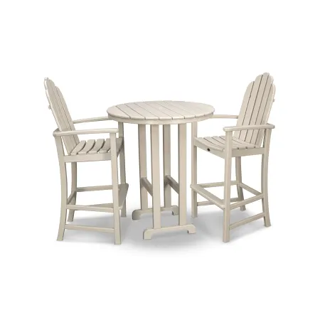 Trex Outdoor Furniture Cape Cod 3-Piece Round Bar Set