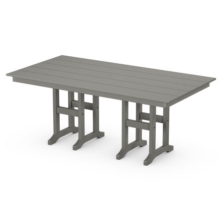 POLYWOOD Monterey Bay 37" x 72" Dining Table in Stepping Stone
