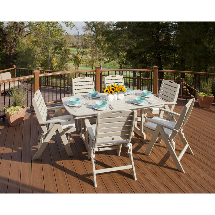Trex Outdoor Furniture Yacht Club Highback 7-Piece Dining Set