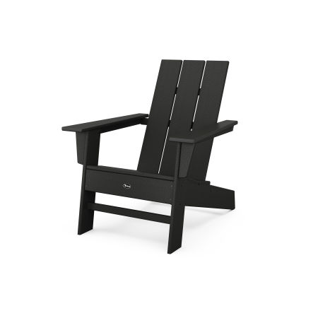 Eastport Modern Adirondack Chair in Charcoal Black