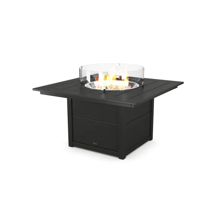 POLYWOOD Trex Square 42” Fire Pit Table