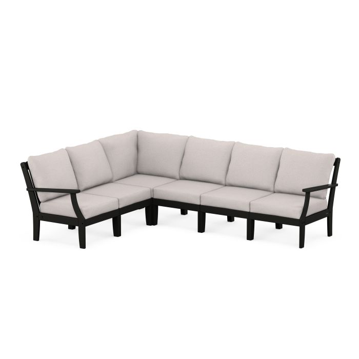 POLYWOOD Yacht Club Modular 6-Piece Deep Seating Set