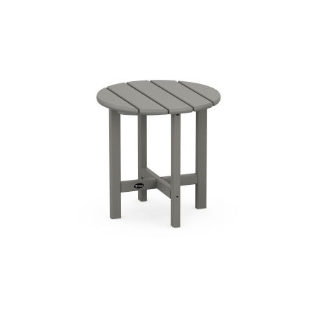 Trex Outdoor Furniture Cape Cod Round 18" Side Table in Stepping Stone
