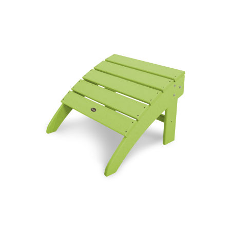 Trex Outdoor Furniture Yacht Club Ottoman in Lime