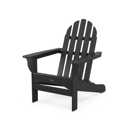Trex Outdoor Furniture Cape Cod Adirondack Chair in Charcoal Black