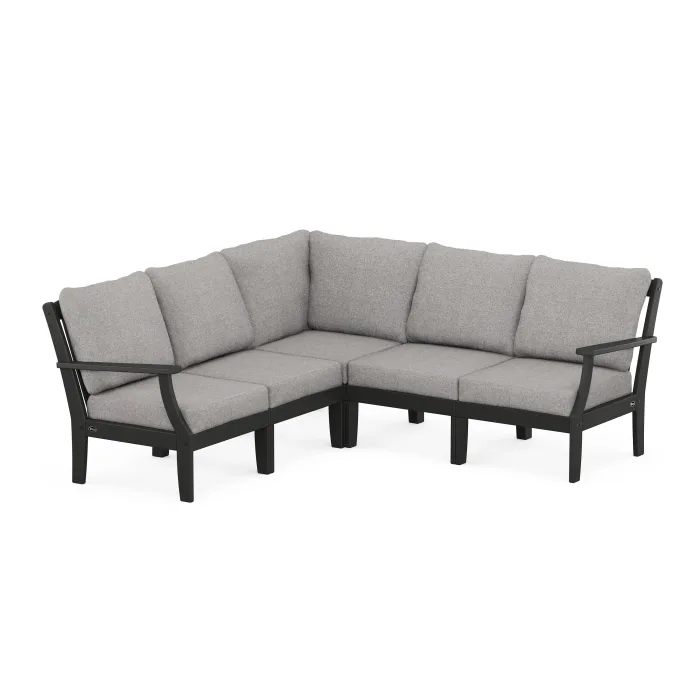 POLYWOOD Yacht Club Modular 5-Piece Deep Seating Set