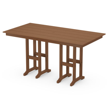 POLYWOOD Monterey Bay 37" x 72" Counter Table in Tree House