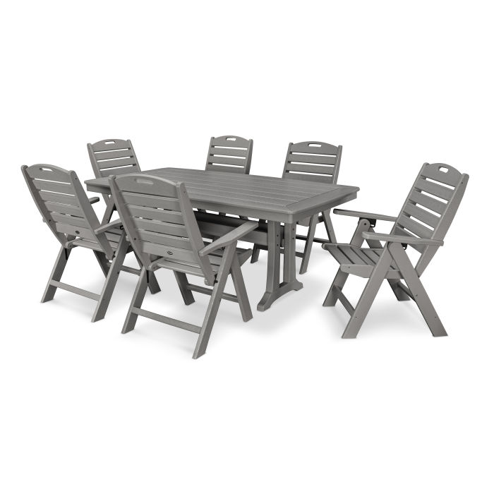 7 Piece Nautical Dining Set