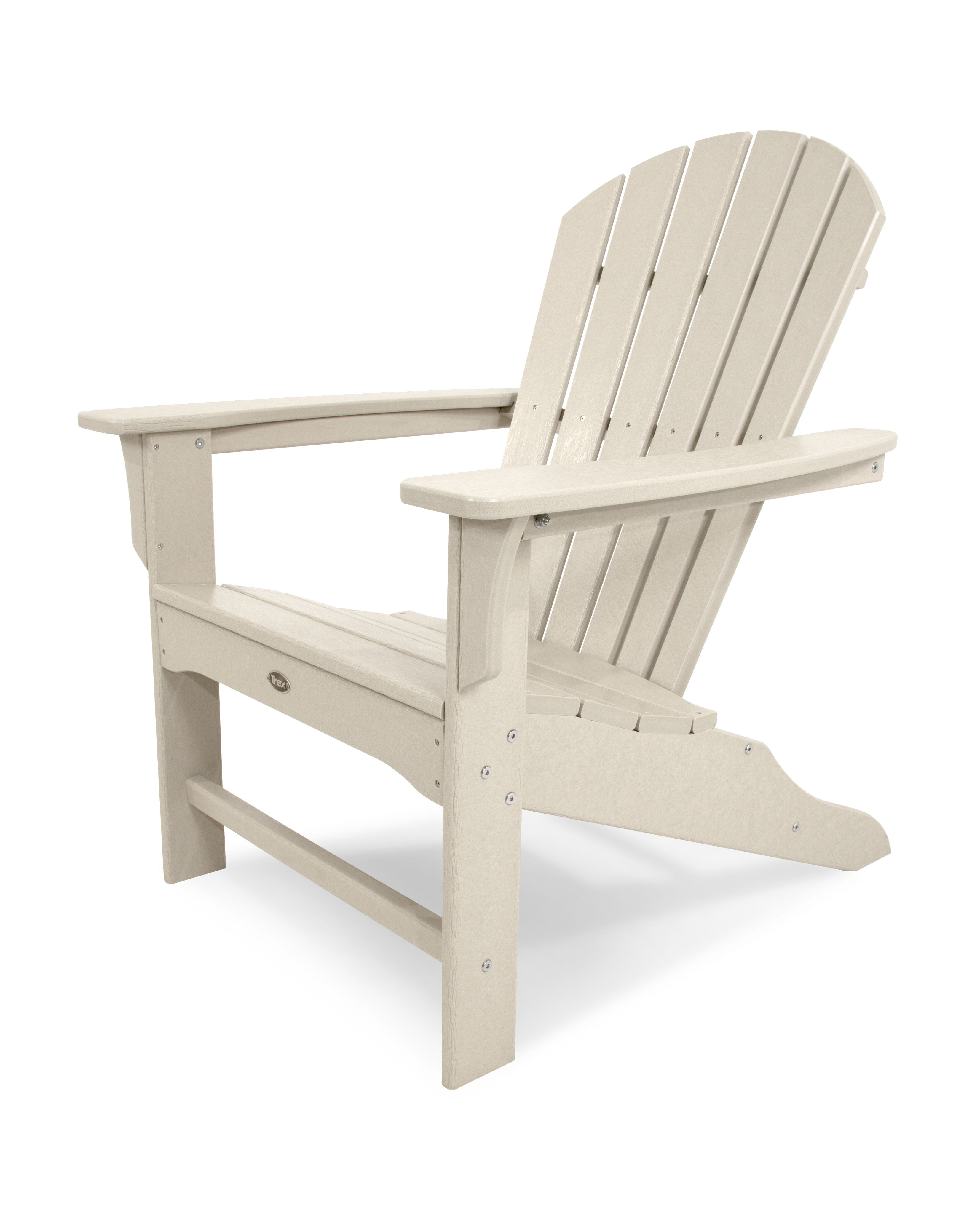 trex outdoor furniture yacht club shellback plastic patio adirondack chair