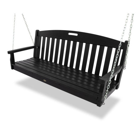 Trex Outdoor Furniture Yacht Club 60" Swing in Charcoal Black