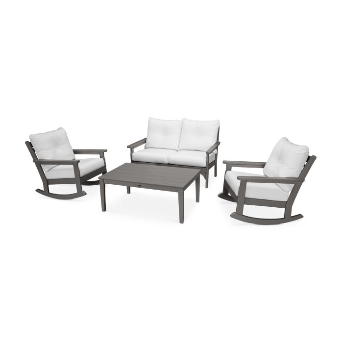 Vineyard 4-Piece Deep Seating Rocking Chair Set