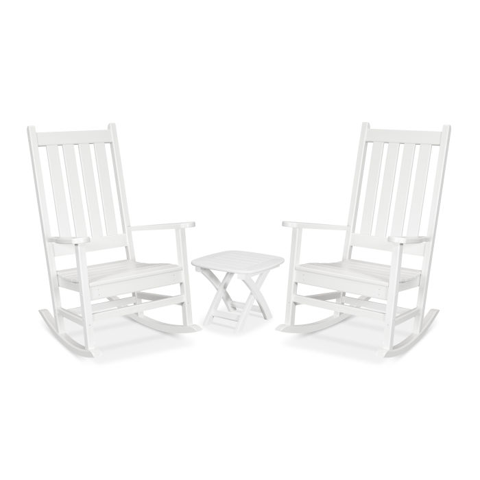 Trex Outdoor Furniture Cape Cod 3-Piece Porch Rocking Chair Set
