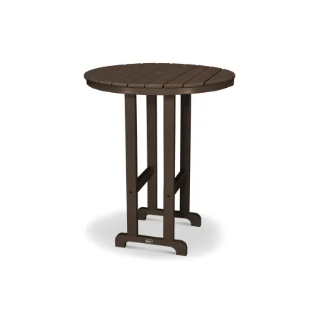 Trex Outdoor Furniture Monterey Bay Round 36" Bar Table in Vintage Lantern