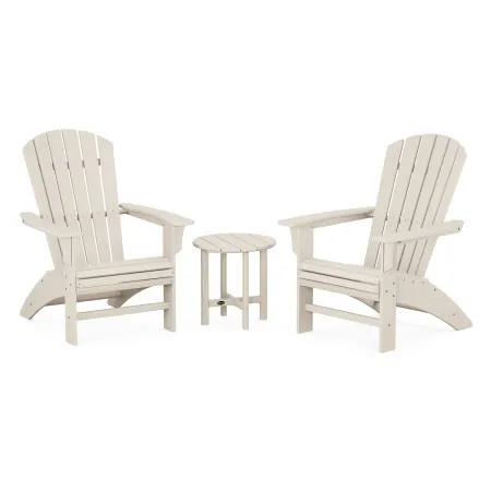 Trex Outdoor Furniture Yacht Club 3-Piece Curveback Adirondack Set