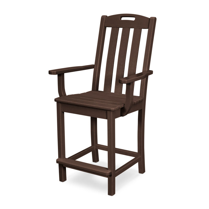 Trex Outdoor Furniture Yacht Club Counter Arm Chair