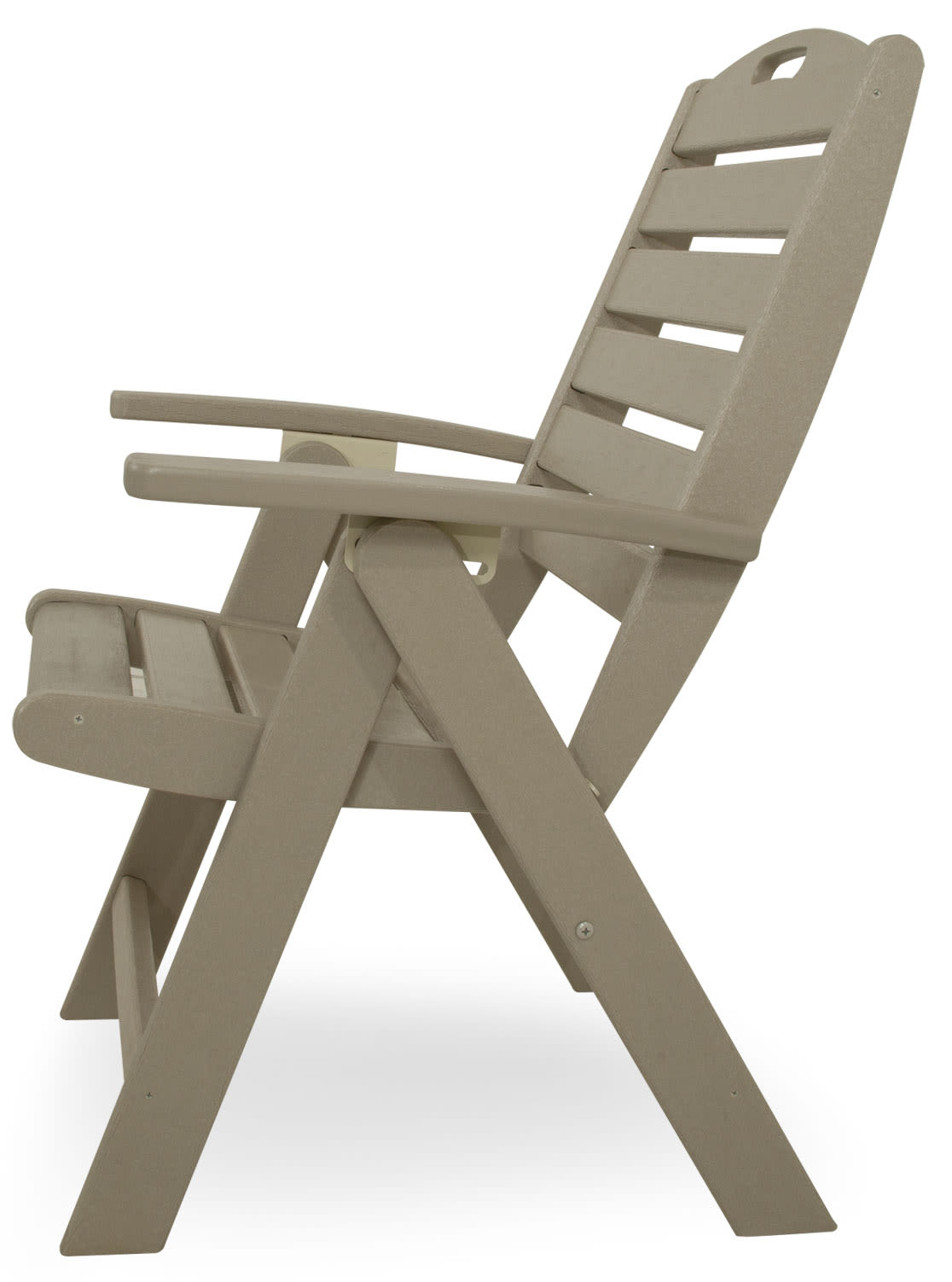 trex outdoor furniture yacht club highback chair