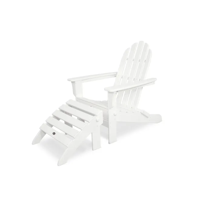Trex Outdoor Furniture Cape Cod 2-Piece Folding Adirondack Seating Set