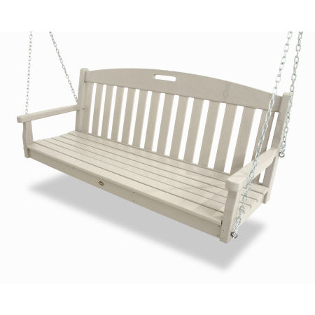 Trex Outdoor Furniture Yacht Club 60" Swing in Sand Castle