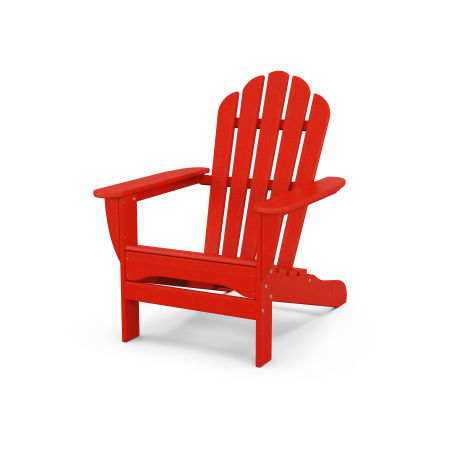 POLYWOOD Monterey Bay Adirondack Chair in Sunset Red