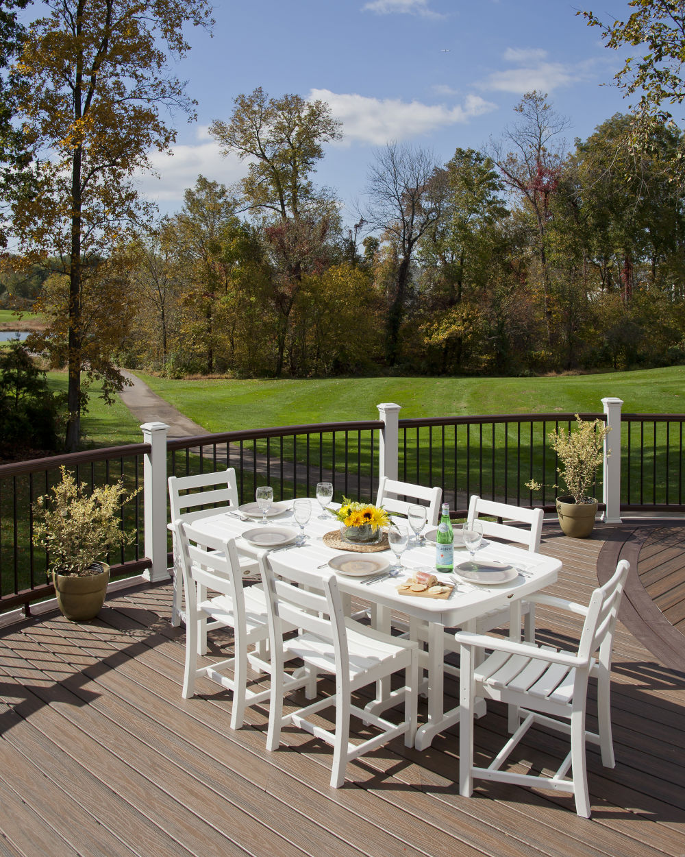 outdoor trex furniture on Monterey Bay 7 Piece Dining Set Txs118 1