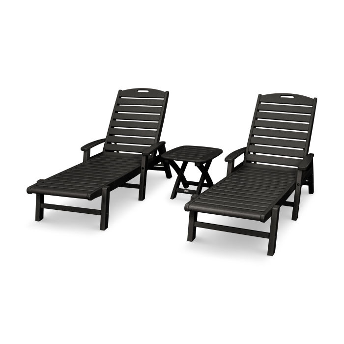 Trex Outdoor Furniture Yacht Club 3-Piece Chaise Set