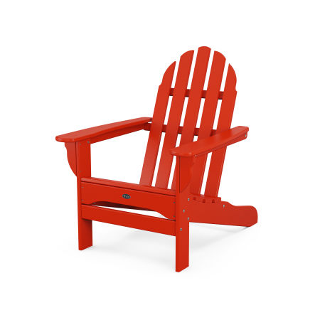 Trex Outdoor Furniture Cape Cod Adirondack Chair in Sunset Red