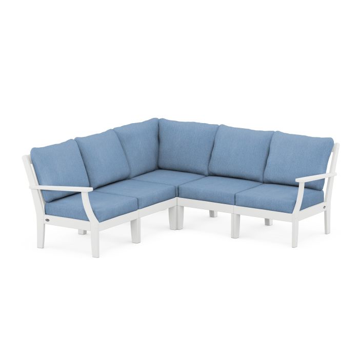 POLYWOOD Yacht Club Modular 5-Piece Deep Seating Set