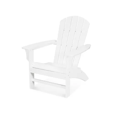 Trex Outdoor Furniture Yacht Club Adirondack Chair in Classic White