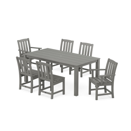 POLYWOOD Cape Cod 7-Piece Parsons Dining Set in Stepping Stone