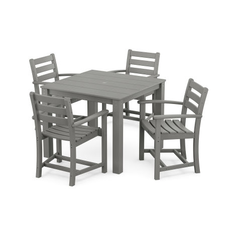POLYWOOD Monterey Bay 5-Piece Parsons Dining Set in Stepping Stone