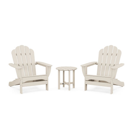 Trex Outdoor Furniture 3-Piece Monterey Bay Oversized Adirondack Set