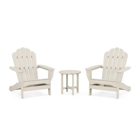 Trex Outdoor Furniture 3-Piece Monterey Bay Oversized Adirondack Set