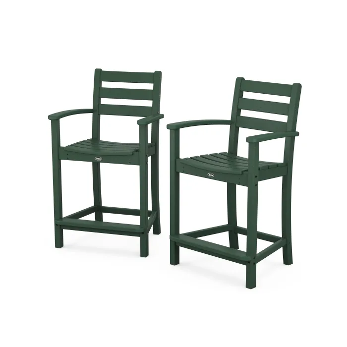 POLYWOOD Monterey Bay 2-Piece Counter Chair Set