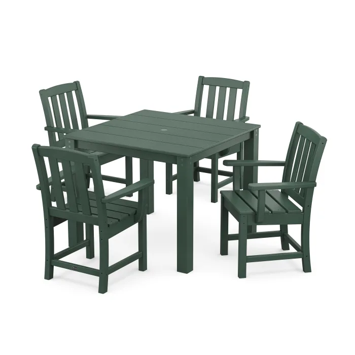 POLYWOOD Cape Cod 5-Piece Parsons Dining Set