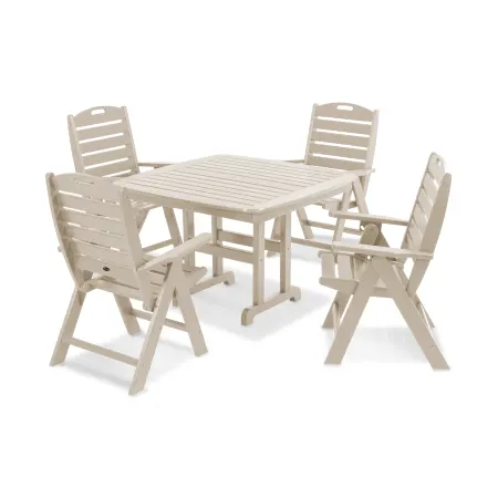 Trex Outdoor Furniture Yacht Club Highback 5-Piece Dining Set