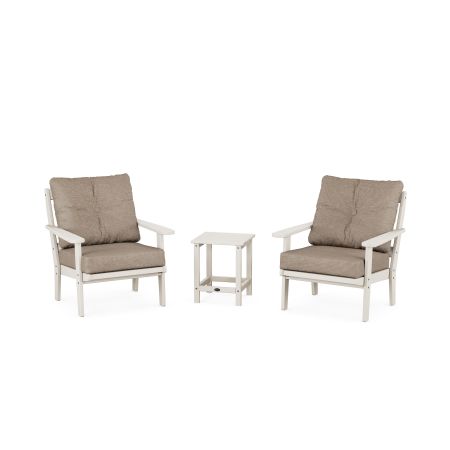 Trex Outdoor Furniture Cape Cod 3-Piece Deep Seating Set