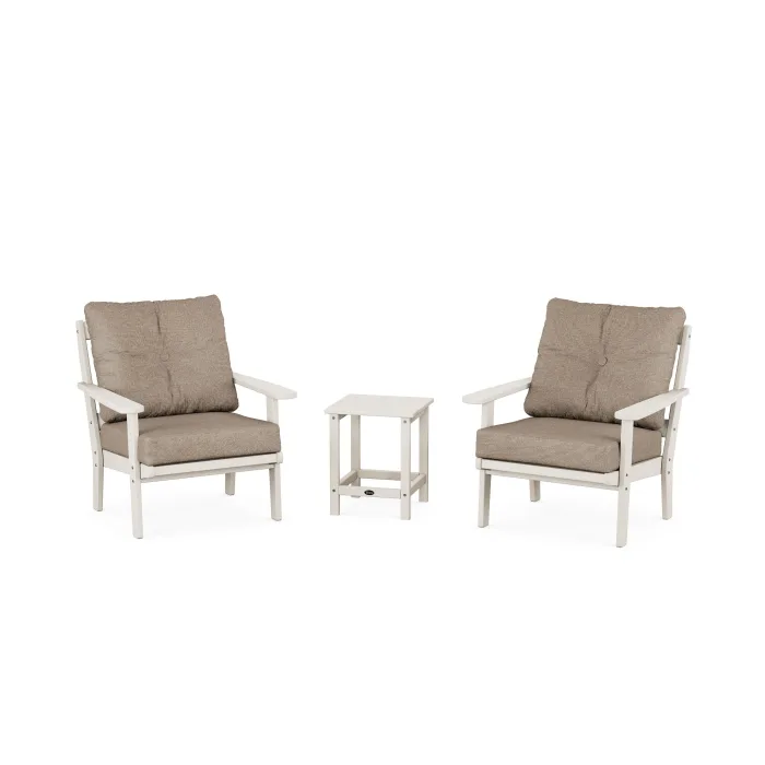 POLYWOOD Cape Cod 3-Piece Deep Seating Set