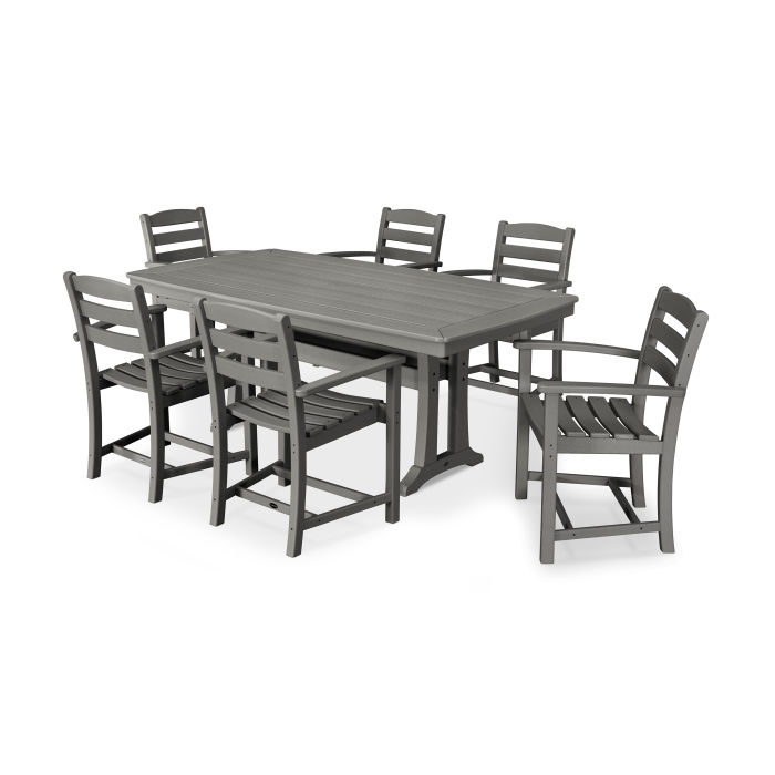 La Casa Café 7 Piece Arm Chair Dining Set