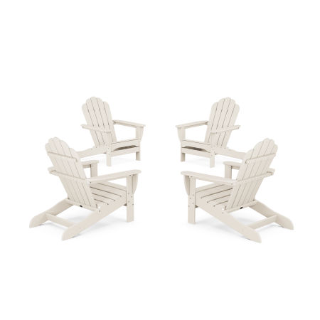Trex Outdoor Furniture 4-Piece Monterey Bay Oversized Adirondack Chair Conversation Set