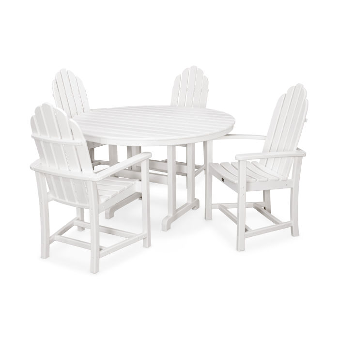 Trex Outdoor Furniture Cape Cod 5-Piece Round Dining Set