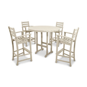 monterey bay 5 piece bar height dining set trex outdoor