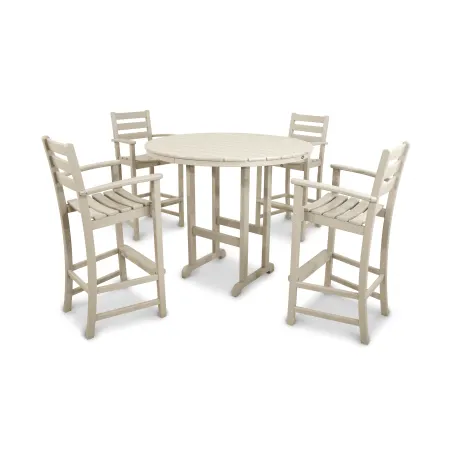 Trex Outdoor Furniture Monterey Bay 5-Piece Round Bar Set